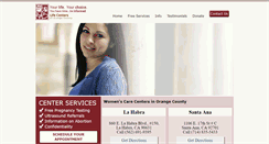Desktop Screenshot of lifecentersoforangecounty.com